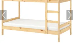 IKEA product listing: MYDAL pine bunk bed frame, twin